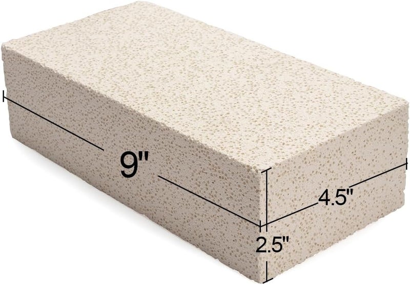 CFKJ 6 Pieces Insulating Fire Brick for Ovens, Kilns, Blacksmith, Fireplaces, Forges 9" x 4.5" x 2.5" 2300F Rated Insulating Fire Bricks - Image 3